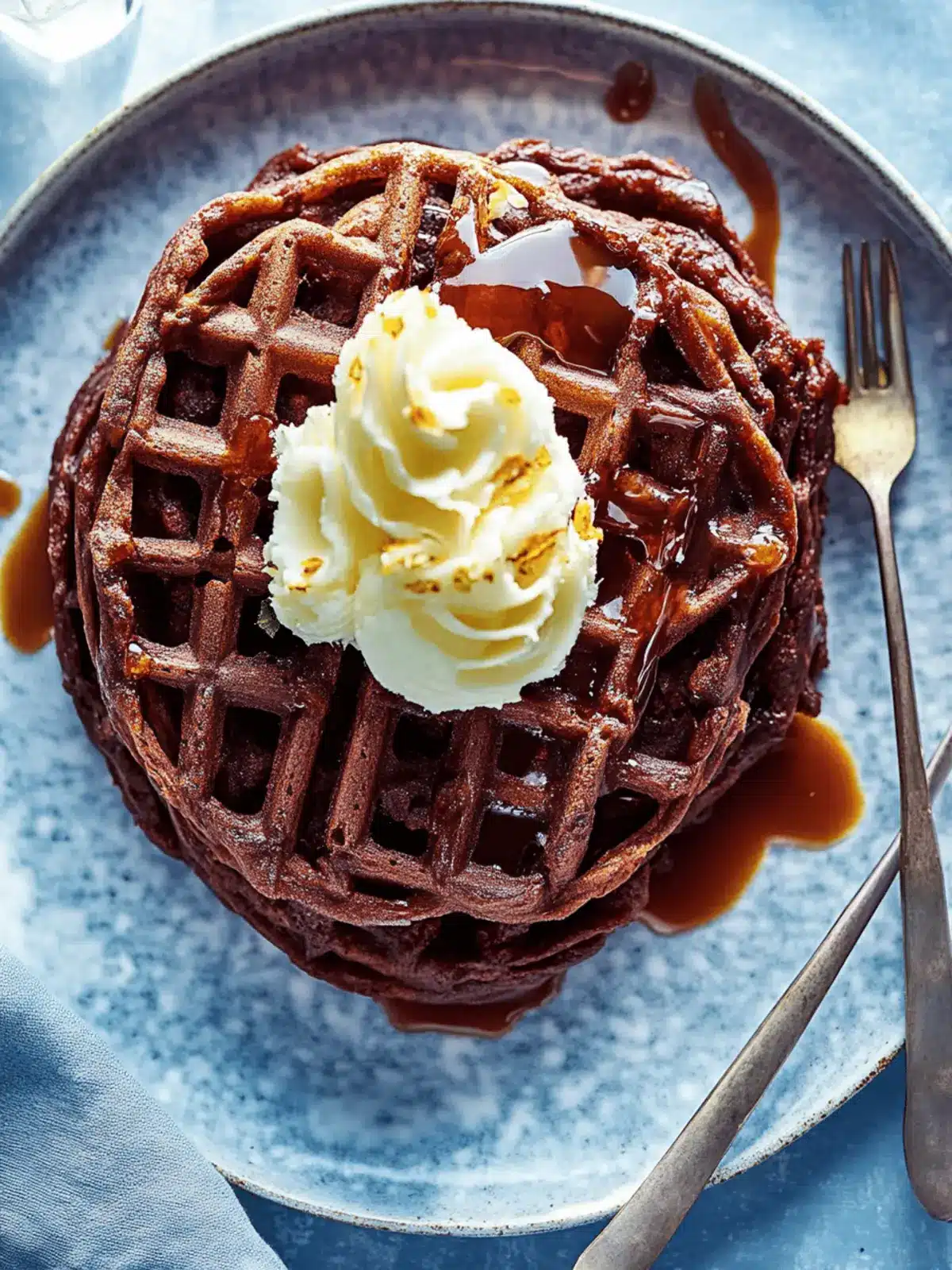 Brownie-Waffeln