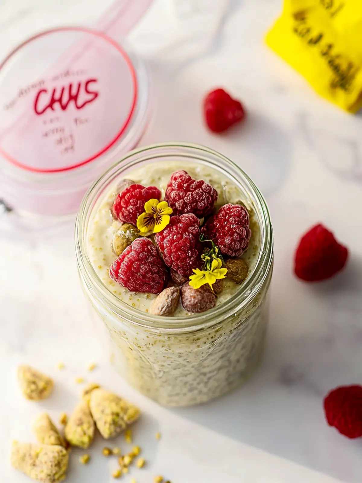 Pistazien Übernacht Haferflocken mit cremigem Genuss 2 Pistazien Übernacht Haferflocken mit cremigem Genuss