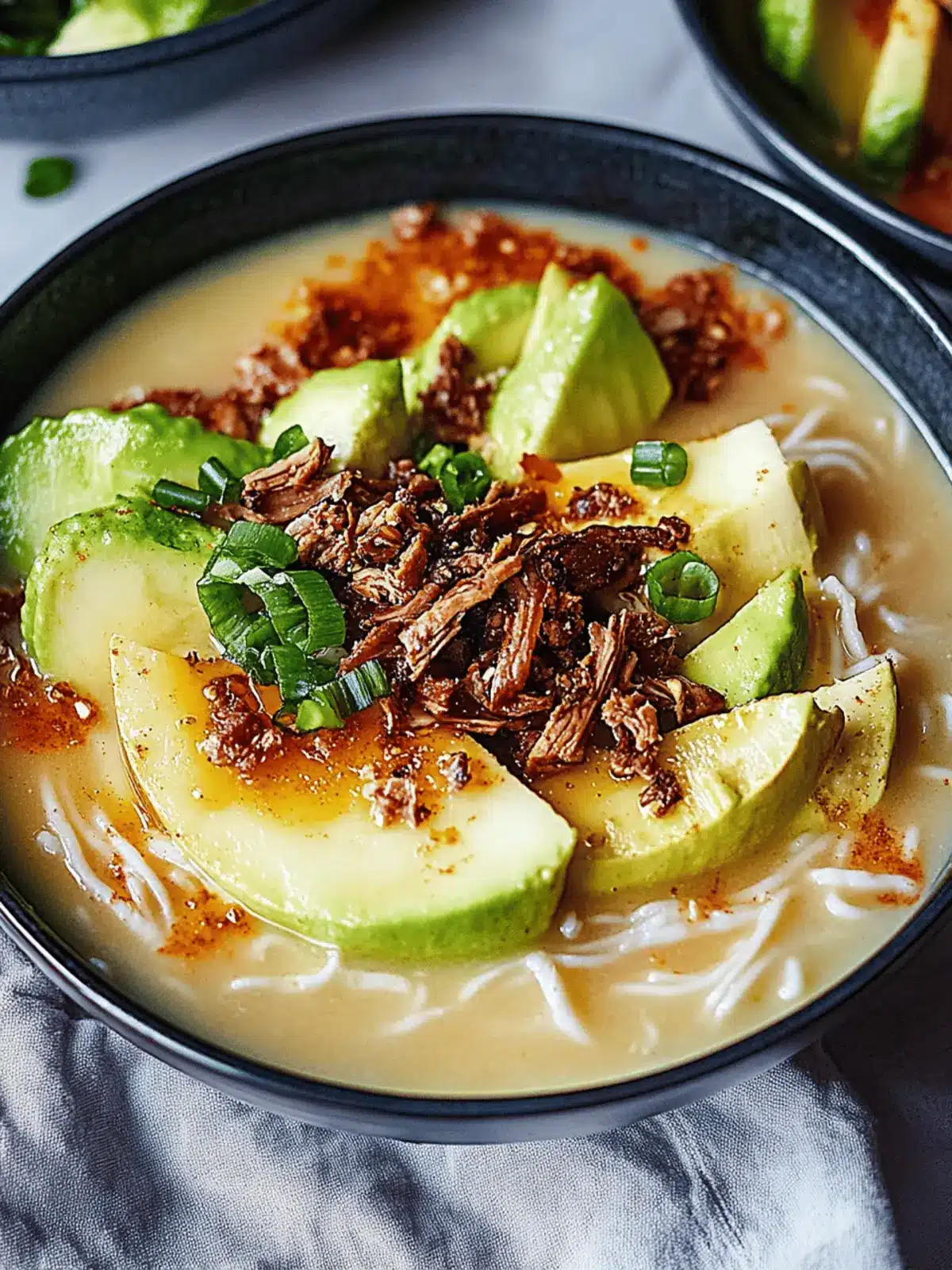 Cremige Ramen mit Erdnuss und Kokos Genuss 5 Cremige Ramen mit Erdnuss und Kokos