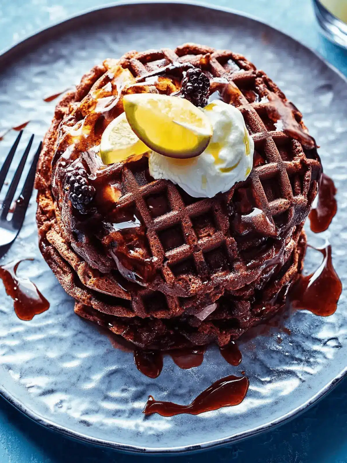 Brownie-Waffeln