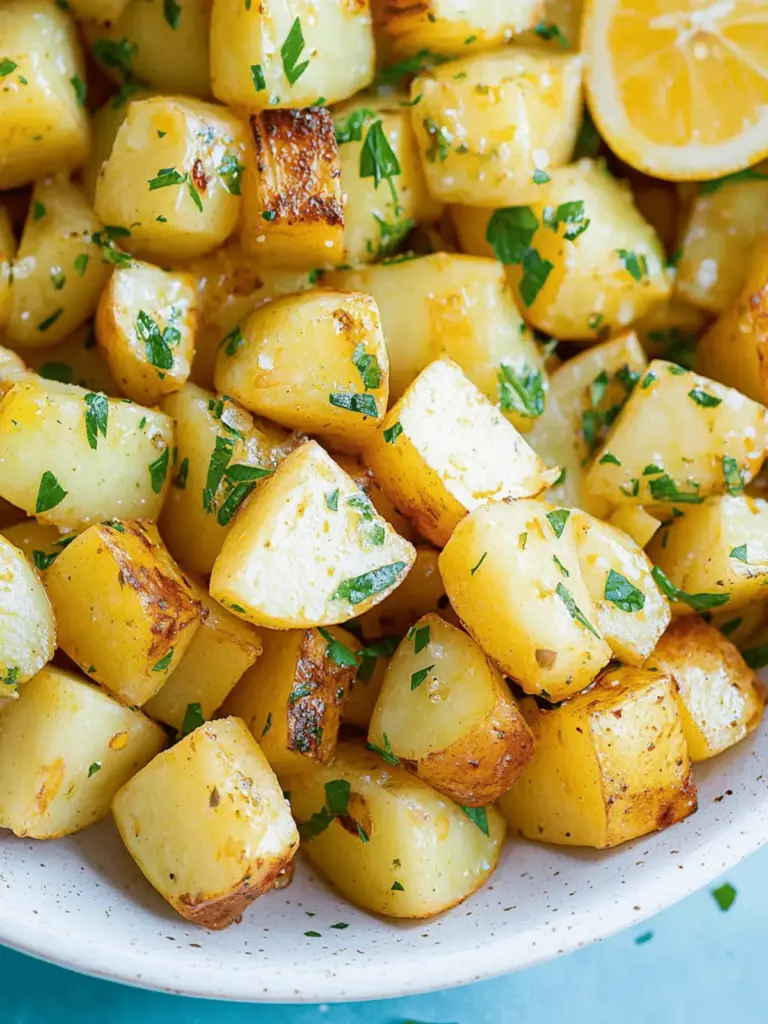 Zitronen-Parmesan-Kartoffeln