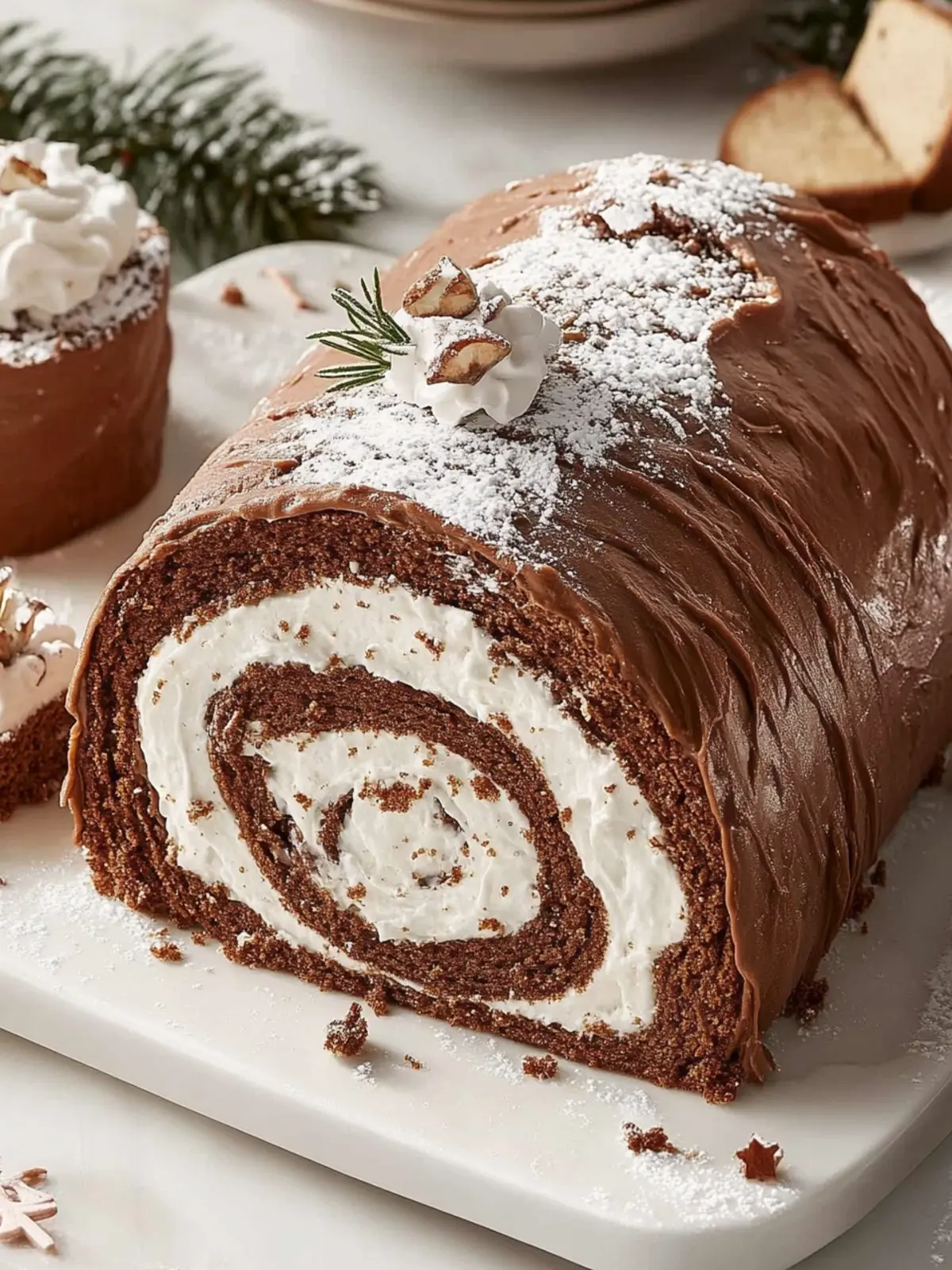 Leckere Yule Log für festliche Feiertage 3 Yule-Log