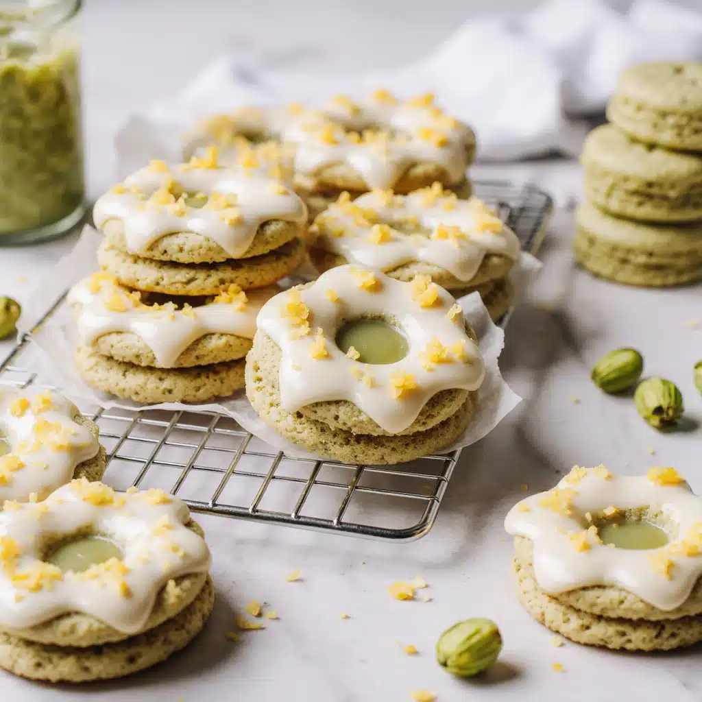 Gefüllte Pistazien-Plätzchen mit Pistaziencreme genießen