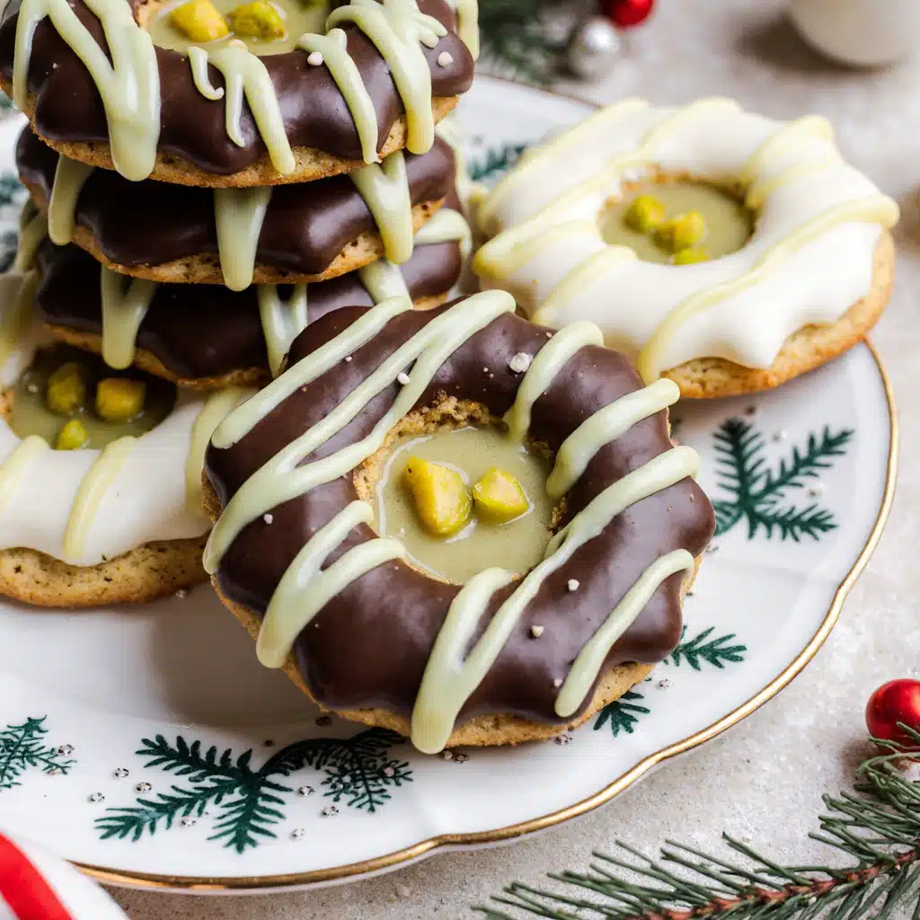 Pistazienkekse mit Pistaziencreme für Genussmomente 3 Pistazienkekse mit Pistaziencreme für Genussmomente