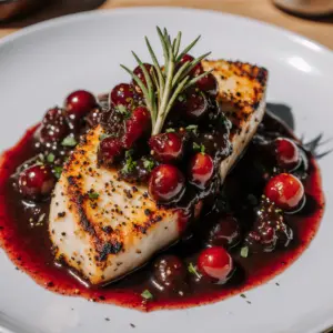Hähnchenbrust weihnachtlich mit Preiselbeeren 3 Hähnchenbrust weihnachtlich mit Preiselbeeren
