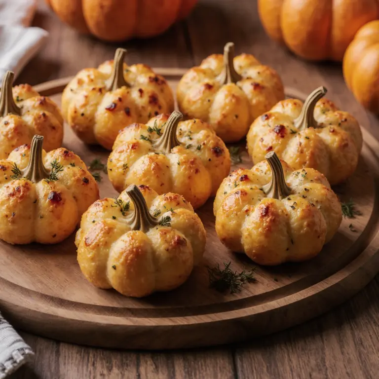 Pizza-gefüllte Mini-Kürbisse für Deine Herbstfeier