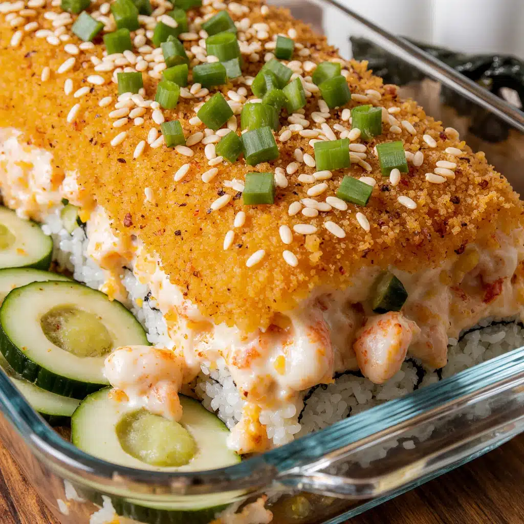 TikTok Sushi Auflauf – Schnell und Lecker Genießen 3 TikTok Sushi Auflauf – Schnell und Lecker Genießen