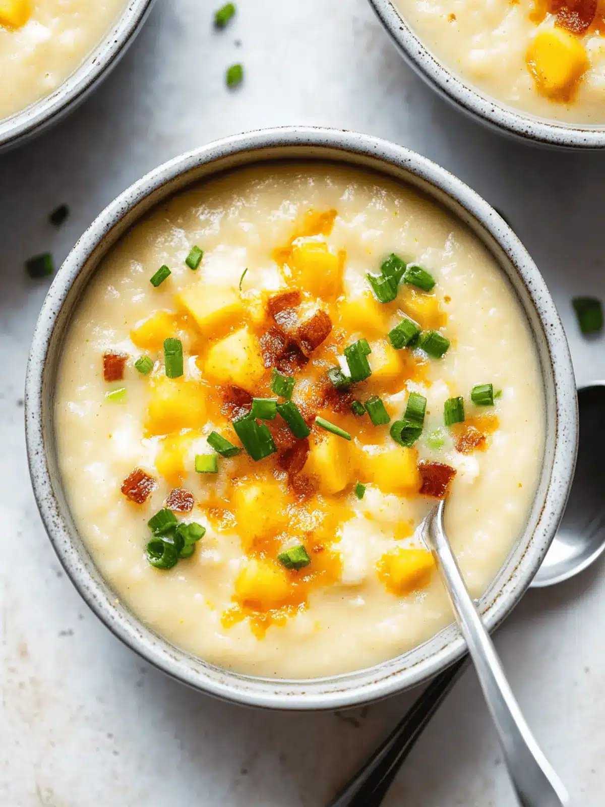 Vollgepackte gebackene Kartoffelsuppe leicht gemacht 4 Vollgepackte gebackene Kartoffelsuppe