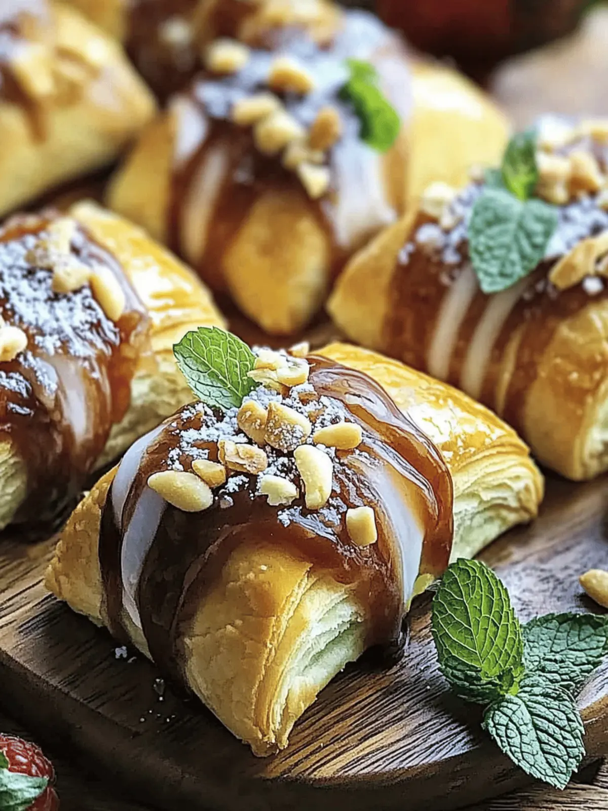 Köstliche Nutella-Rollen mit Frischkäse für jeden Tag 2 Nutella-Rollen