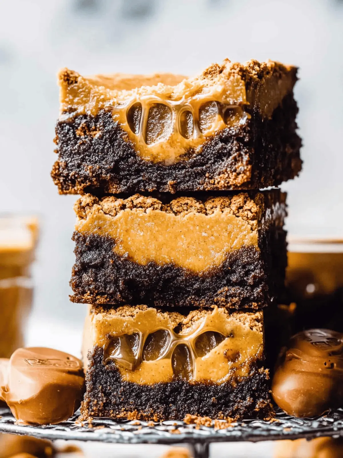Biscoff Brownies: Fudgy Genuss für Schoko-Liebhaber 4 Biscoff Brownies