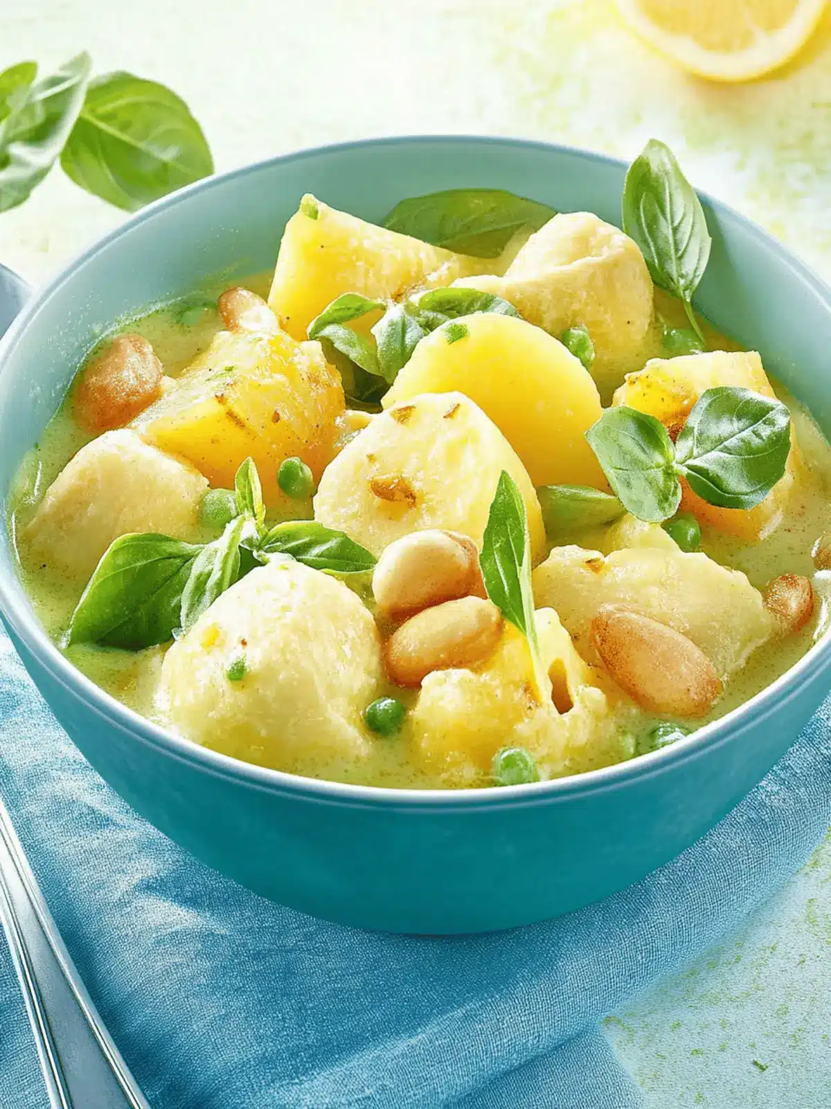 Cremiges Kartoffel-Brokkoli-Curry