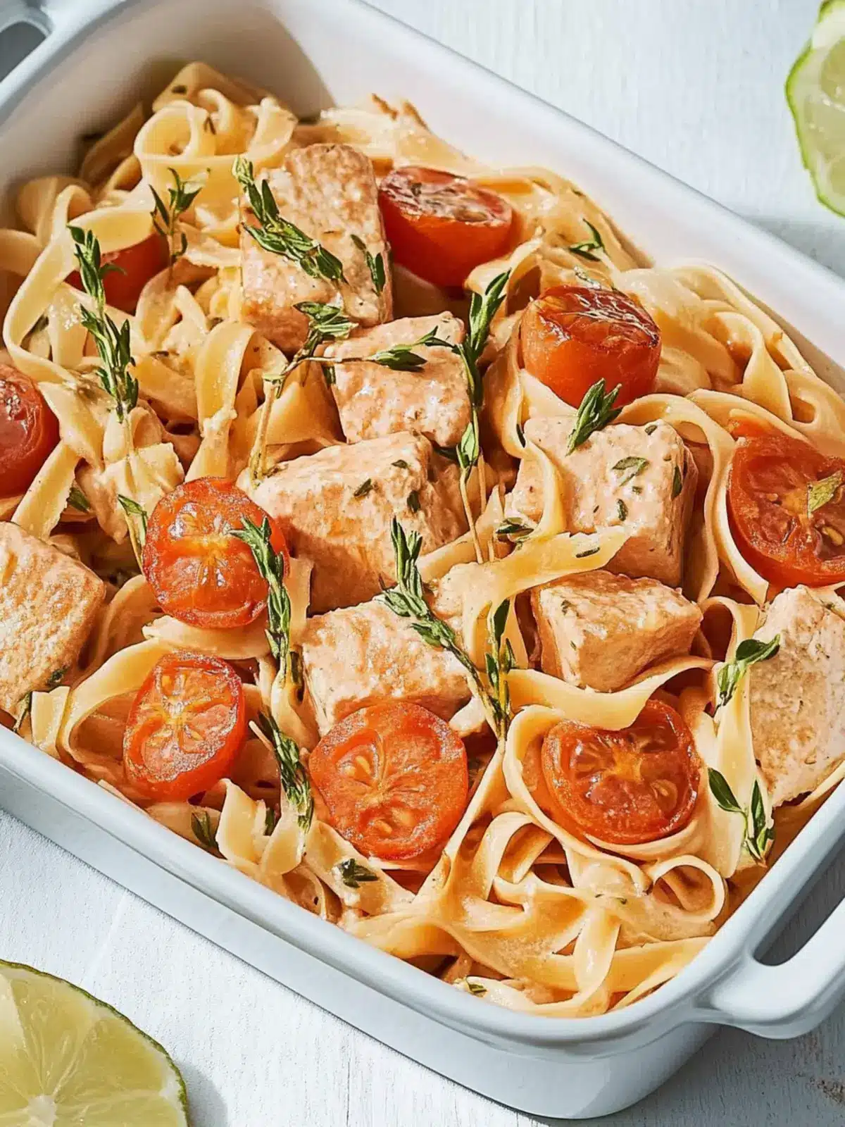 Juicy Oven Salmon Pasta mit Tomaten für echte Genießer 4 Juicy oven salmon pasta with tomatoes