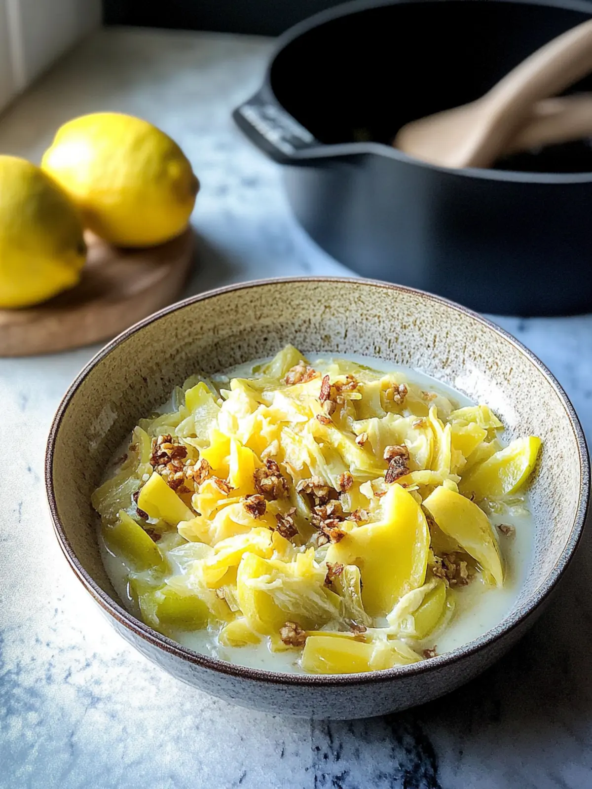 Vegetarischer Wirsing-Eintopf mit Kartoffeln 5 Vegetarian Savoy Cabbage Stew with Potatoes