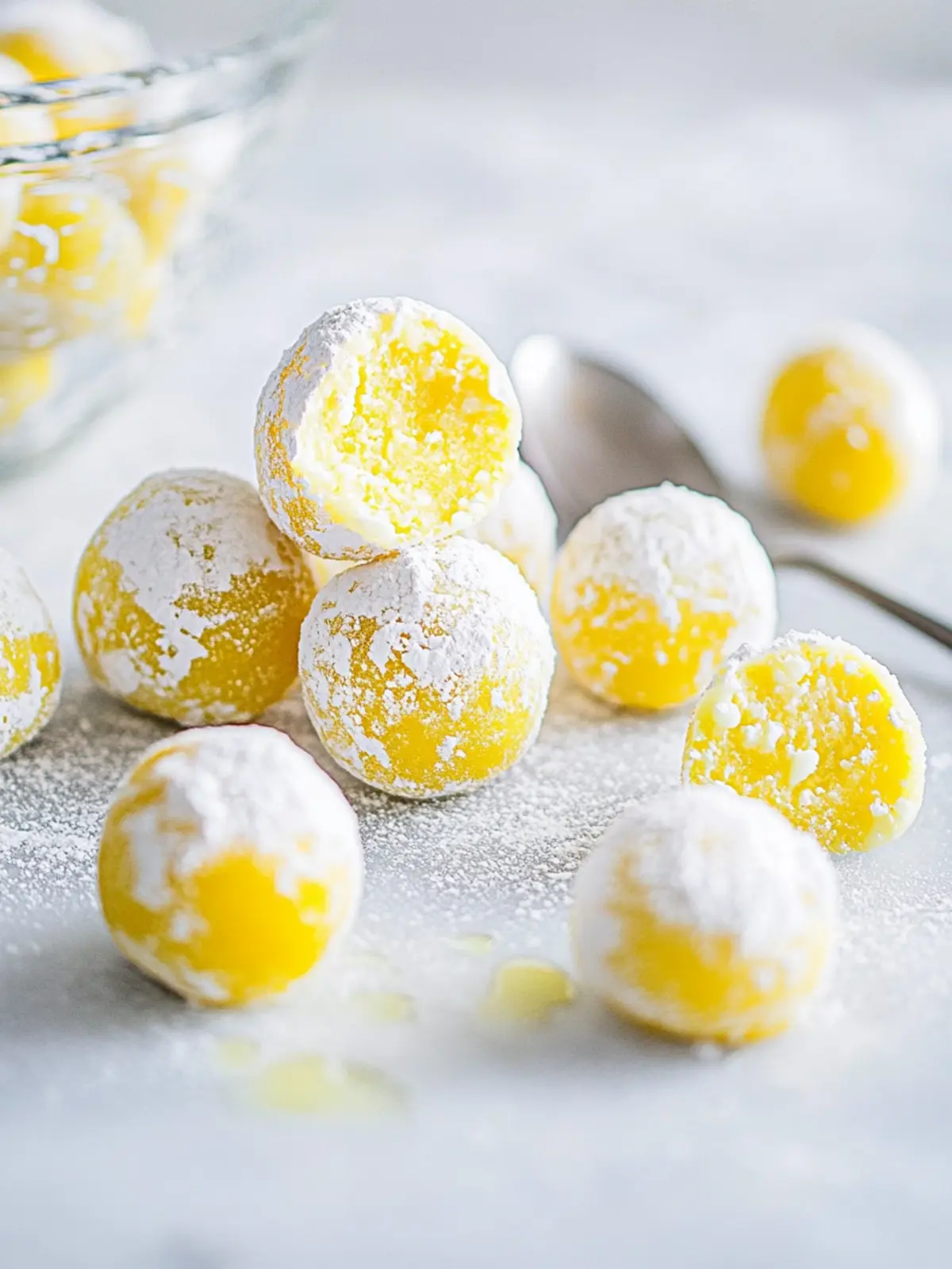 Zitronen Pralinen: Frisch und lecker selbst gemacht 4 Zitronen Pralinen