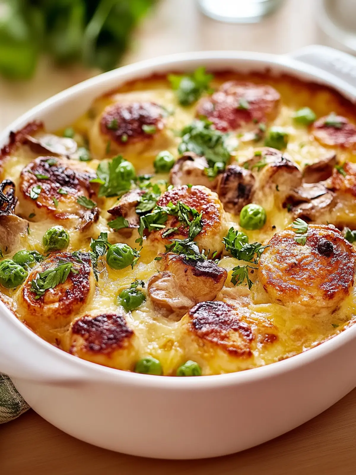 Leckere Jägerschnitzel-Auflauf für jeden Tag 4 Jägerschnitzel-Auflauf