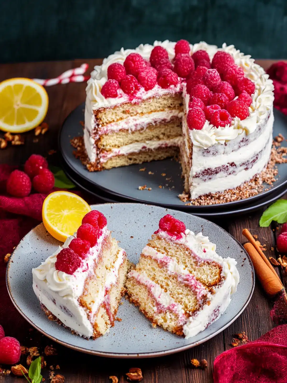 Spekulatiustorte mit Mascarponecreme und Zimtpflaumen 5 Spekulatiustorte mit Mascarponecreme und Zimtpflaumen