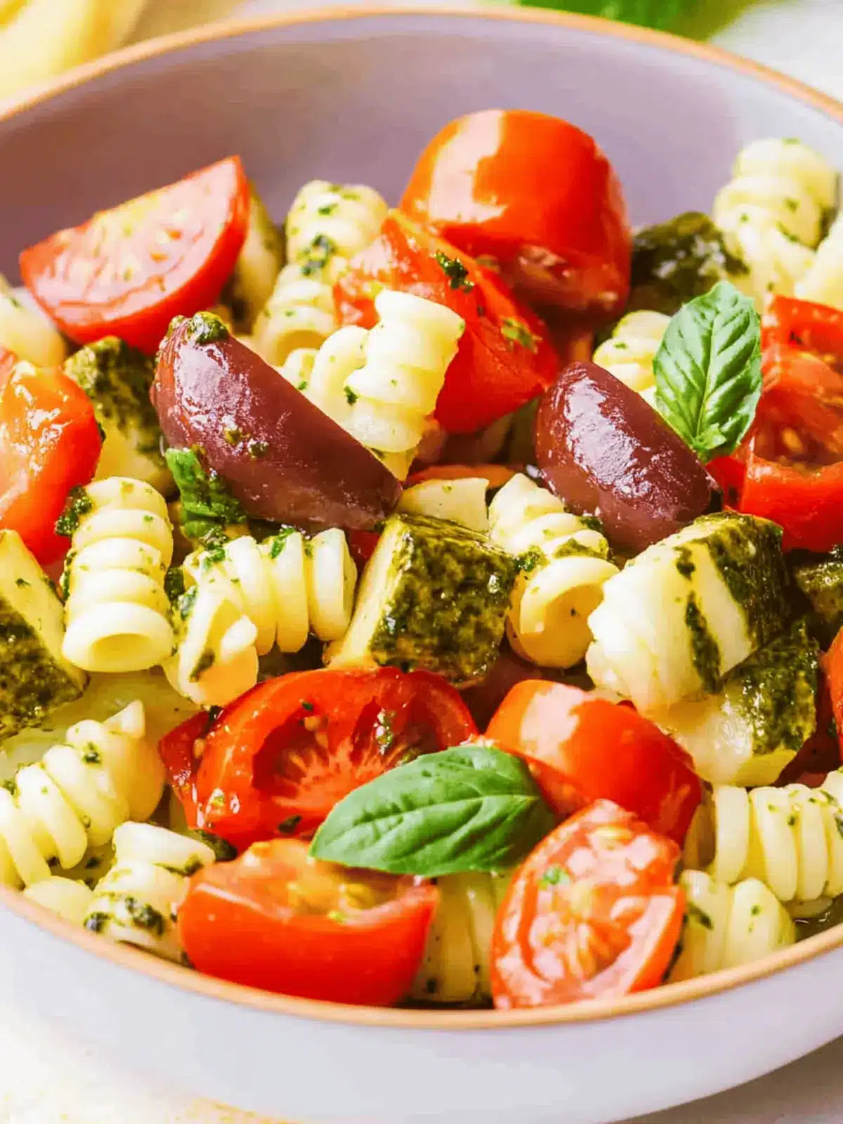 Halloumi-Pasta-Salat für Sommerliche Genussmomente 4 Halloumi-Pasta-Salat