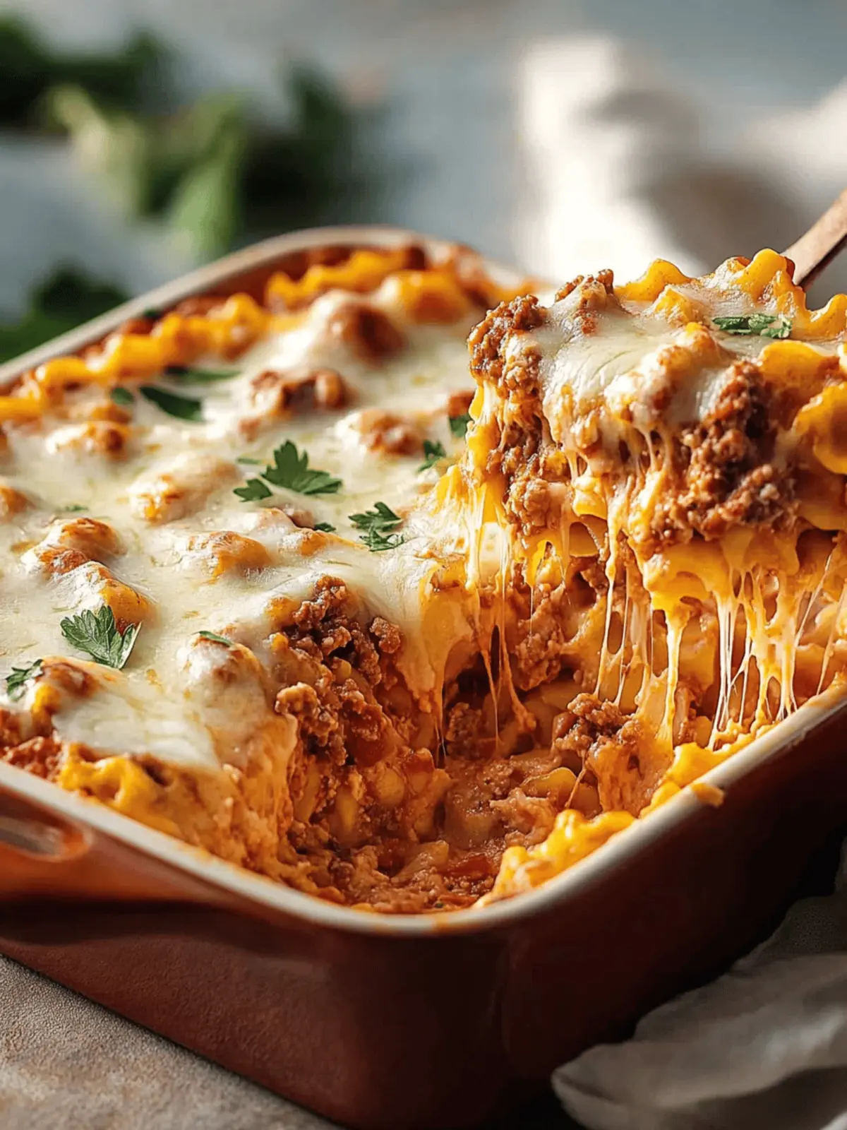 Nudelauflauf mit Hackfleischsoße für jeden Anlass 2 Nudelauflauf mit Hackfleischsoße