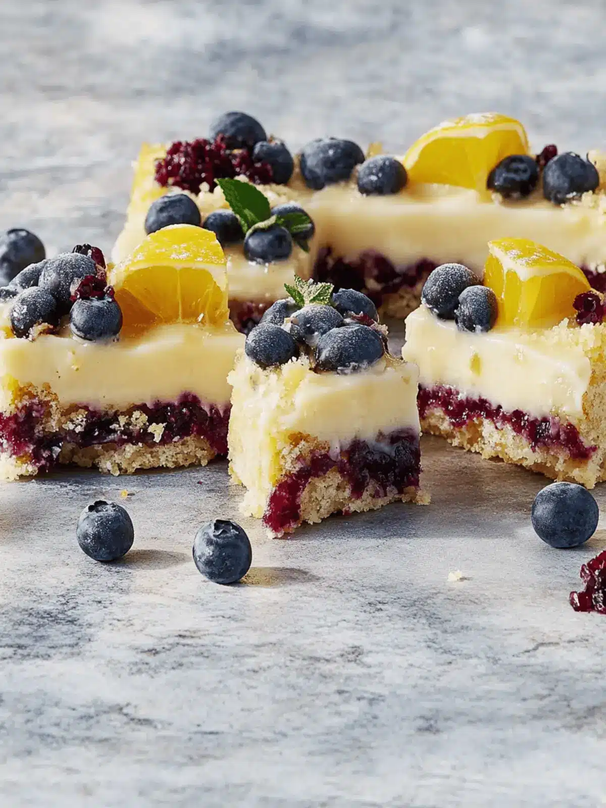 Zitronen-Blaubeer-Poke-Kuchen für den perfekten Frühling 4 Zitronen-Blaubeer-Poke-Kuchen
