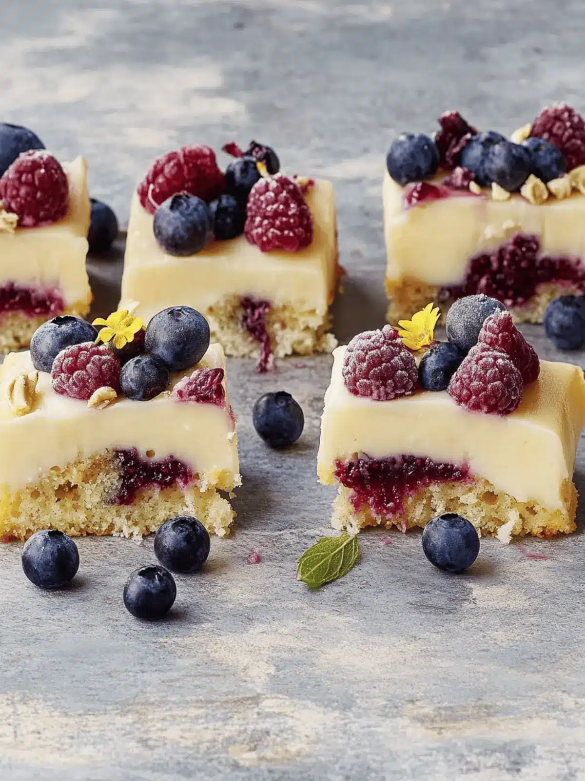 Zitronen-Blaubeer-Poke-Kuchen für den perfekten Frühling 2 Zitronen-Blaubeer-Poke-Kuchen