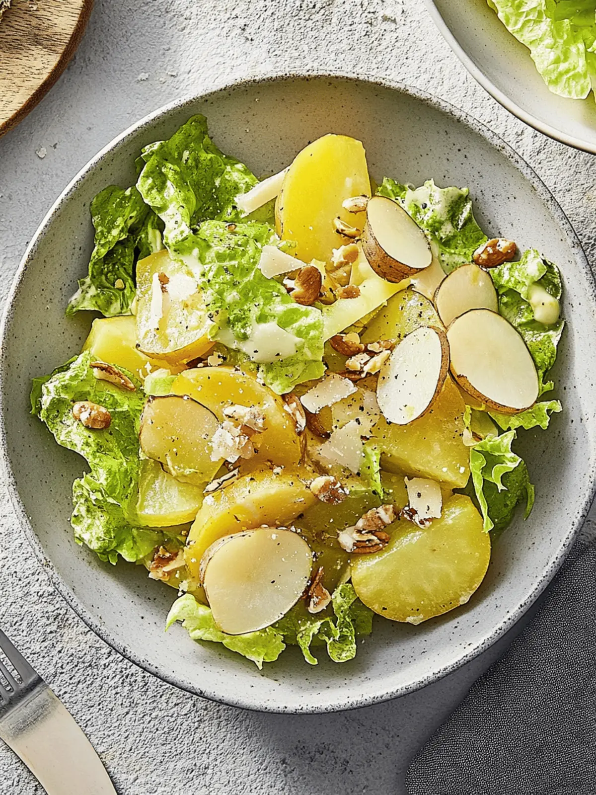 Endiviensalat mit Kartoffeln schnell und lecker 4 Endiviensalat mit Kartoffeln
