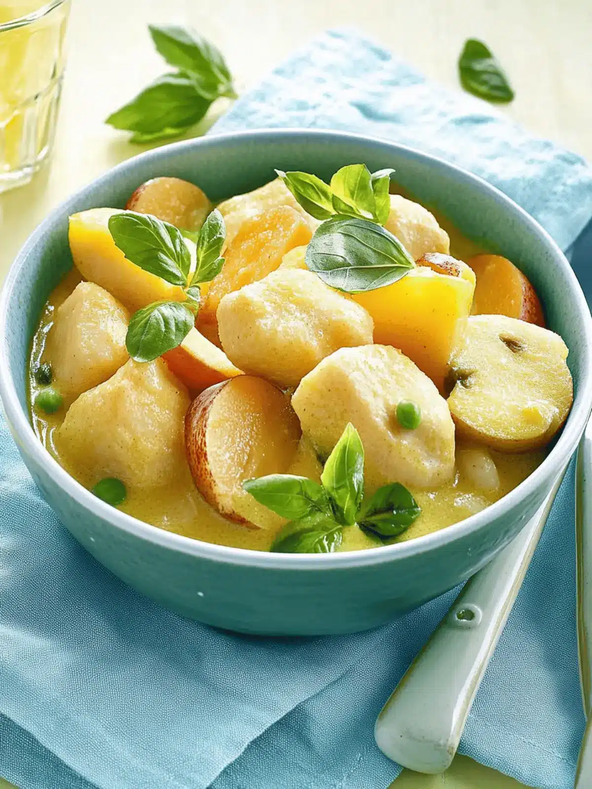 Cremiges Kartoffel-Brokkoli-Curry