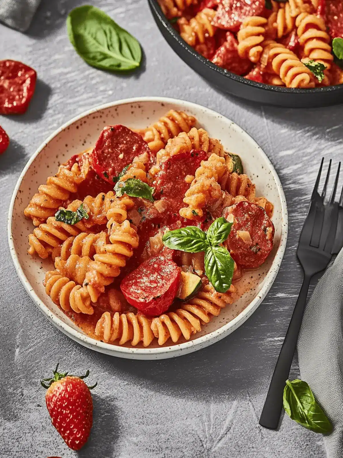 Nudeln mit Paprikasauce – Veganer Genuss in 15 Minuten 3 Nudeln mit Paprikasauce