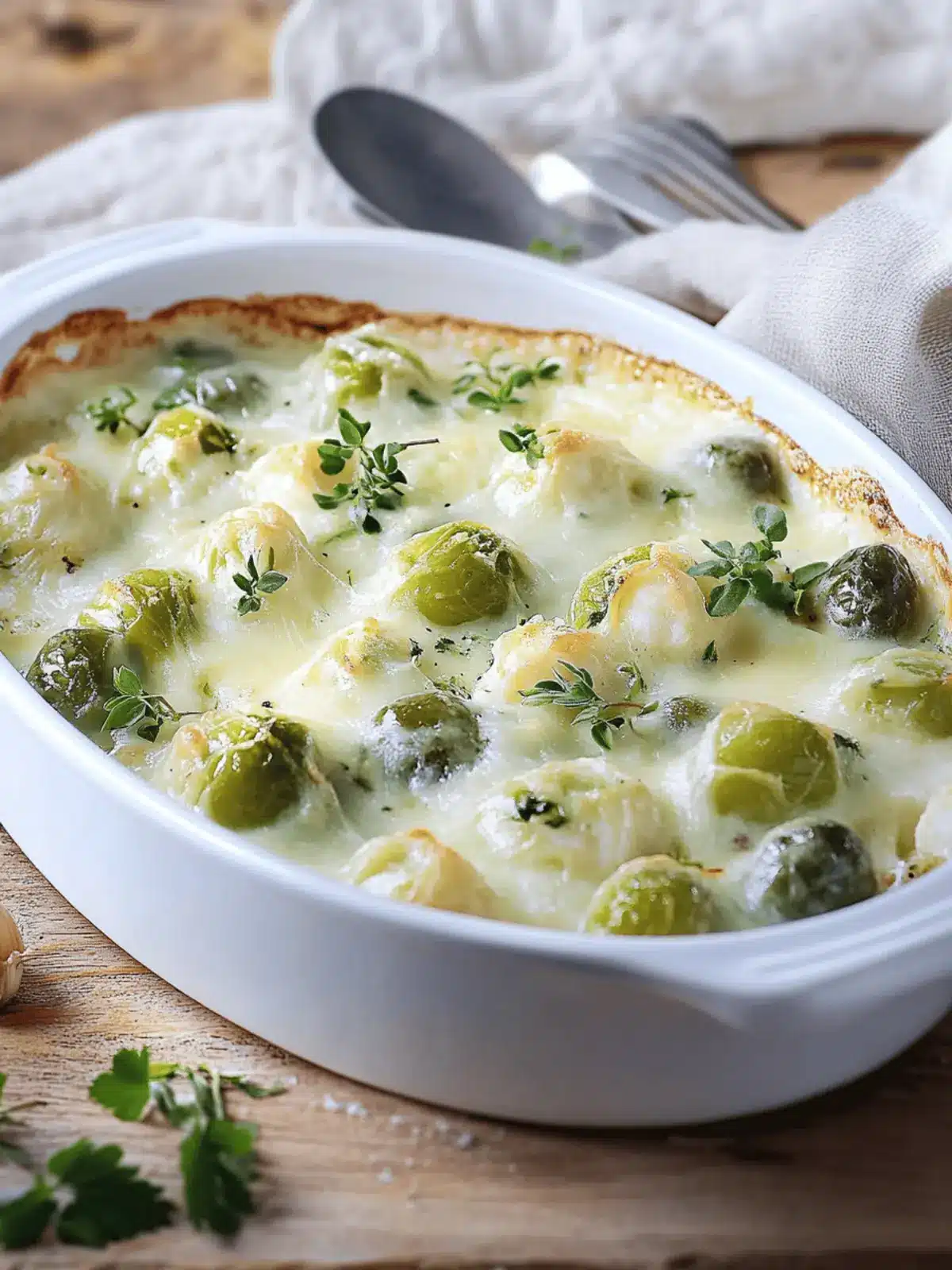 Cremiger Rosenkohl-Kartoffel-Auflauf für Wohlfühlmomente 4 Cremiger Rosenkohl-Kartoffel-Auflauf