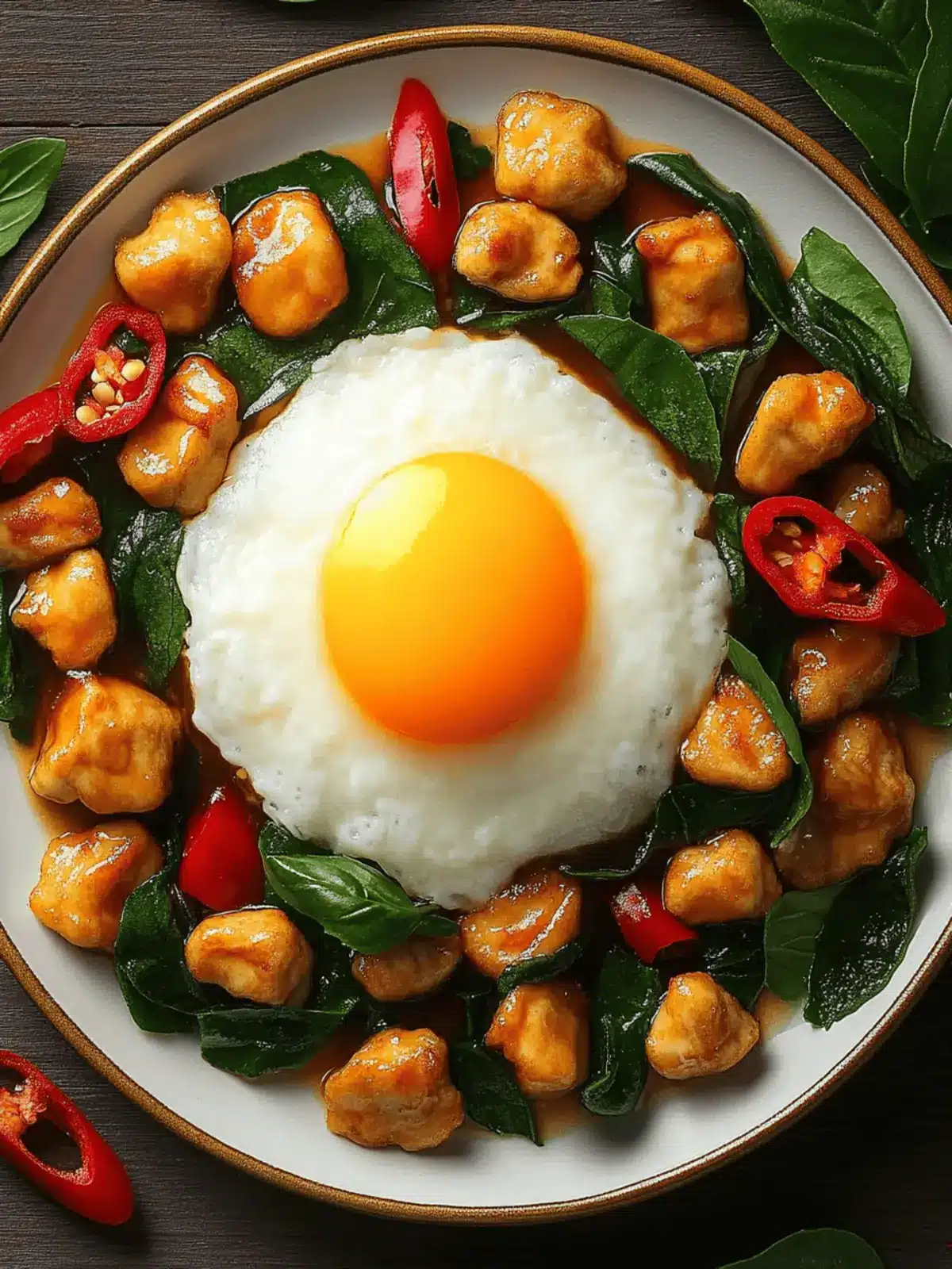 Cremiges Thai-Basilikum-Hähnchen Genuss einfach gemacht 2 Cremiges Thai-Basilikum-Hähnchen Genuss