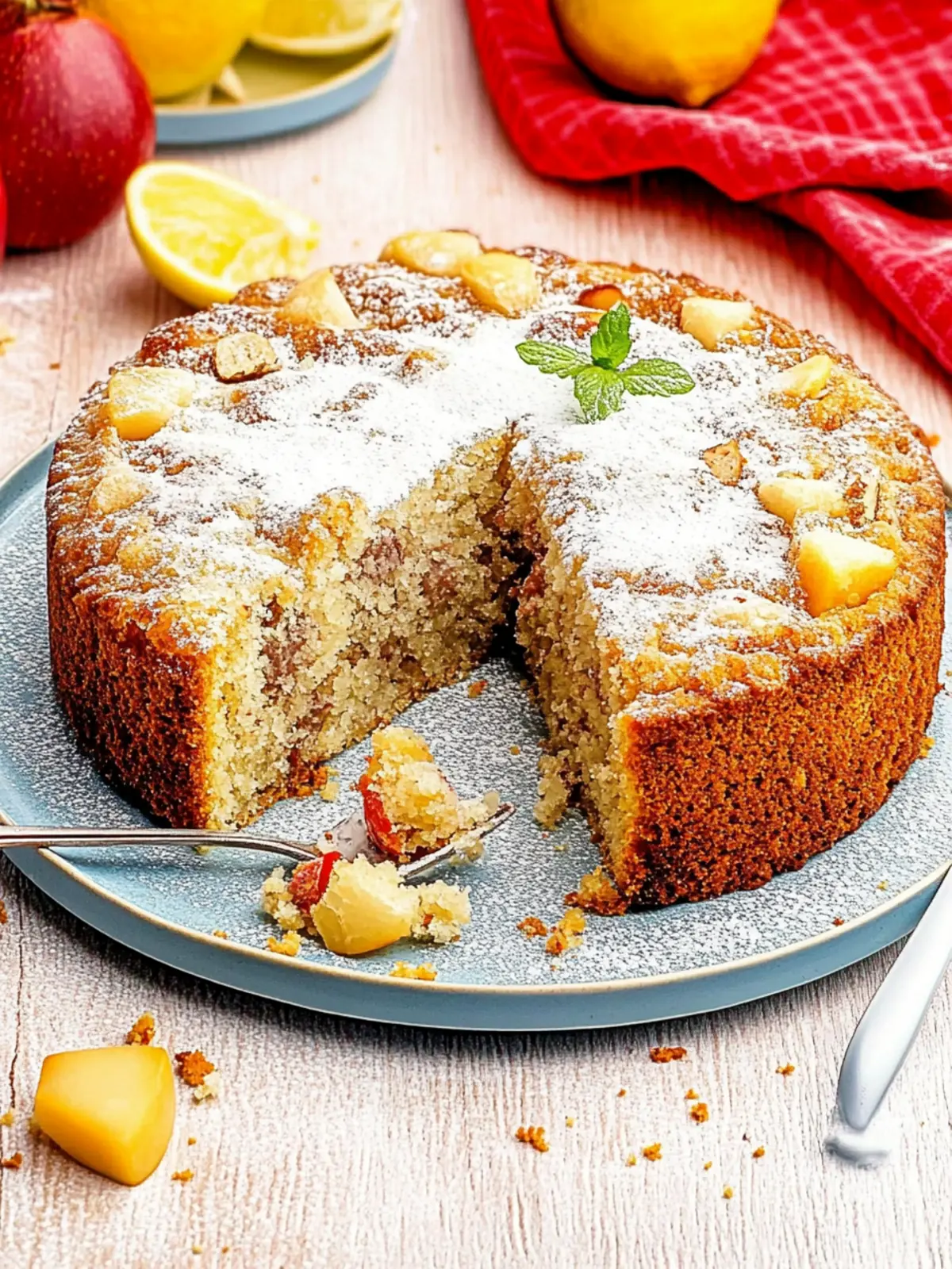 Saftiger Apfel-Nuss-Kuchen für gemütliche Herbsttage 5 Saftiger Apfel-Nuss-Kuchen