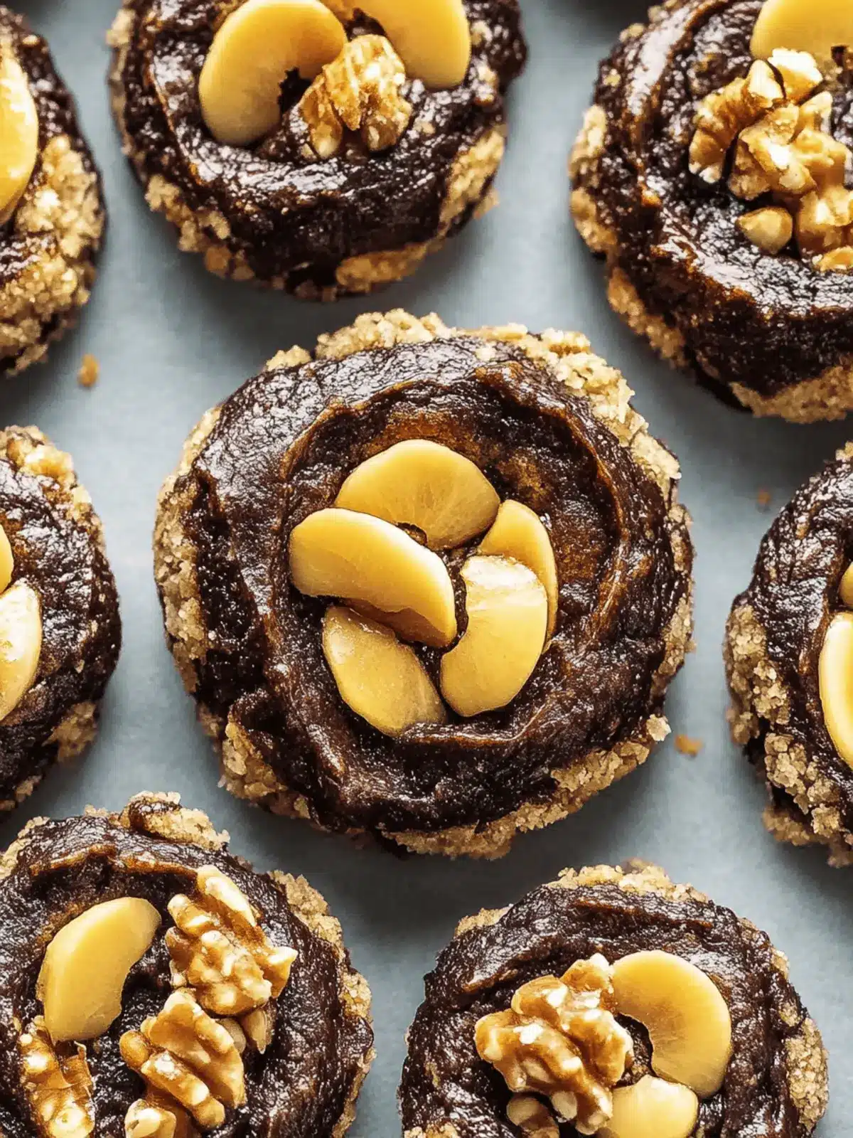 Schokoladen-Haselnuss-Daumenabdruckkekse für Naschkatzen 5 Schokoladen-Haselnuss-Daumenabdruckkekse