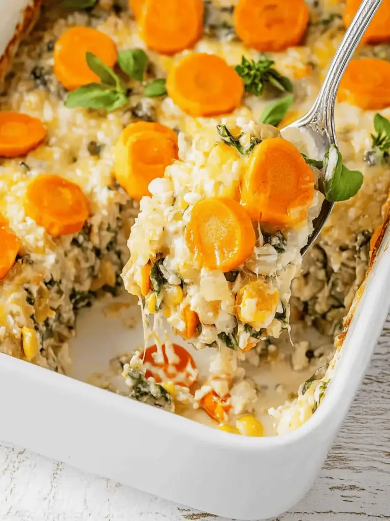 Vegane Gemüse Reisauflauf