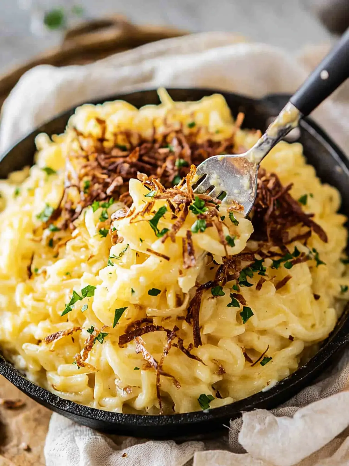 Einfache Käsespätzle für Zuhause zubereiten 2 Einfache Käsespätzle