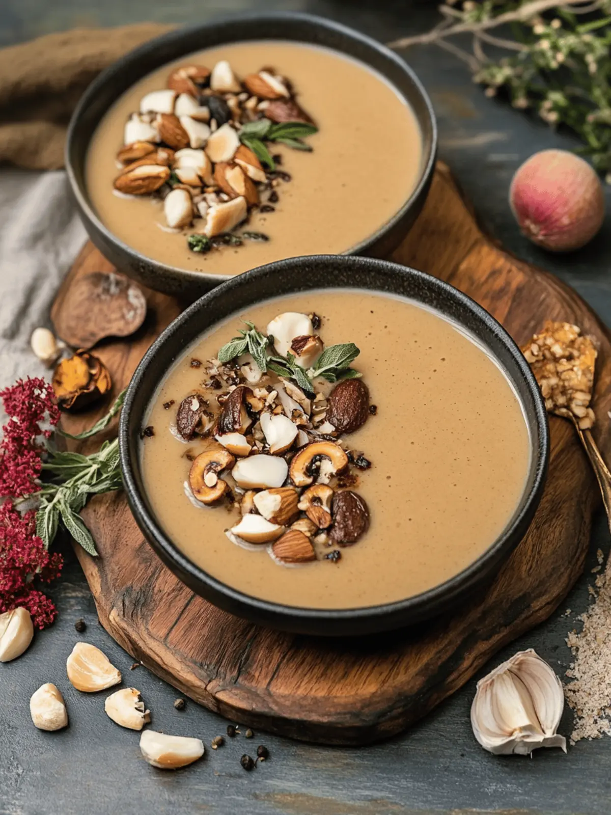 Maronensuppe Rezept mit Pilzen – Herbstlicher Genuss 4 Maronensuppe Rezept mit Pilzen