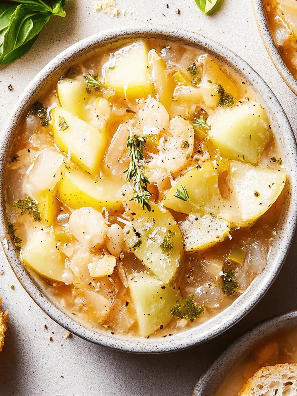 Zitronige weiße Bohnen- und Kartoffelsuppe einfach machen 2 Zitronige weiße Bohnen- und Kartoffelsuppe