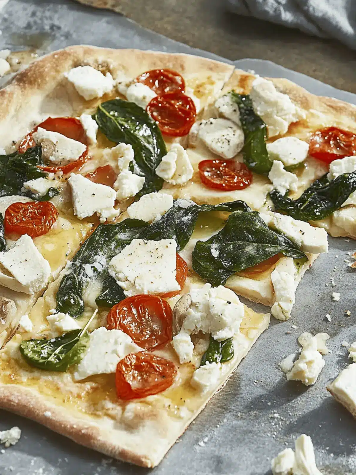 Flammkuchen mit Spinat: Schnelles Genuss-Rezept 3 Flammkuchen mit Spinat