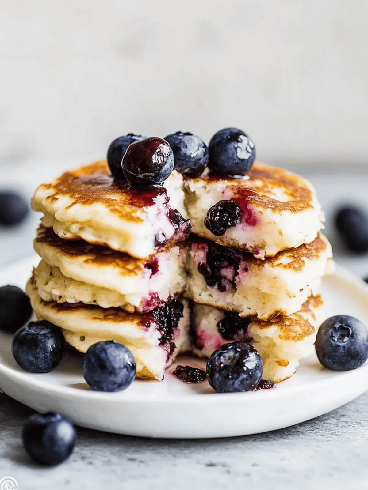 Heidelbeer Buttermilch Pfannkuchen für ein perfektes Frühstück 3 Heidelbeer Buttermilch Pfannkuchen
