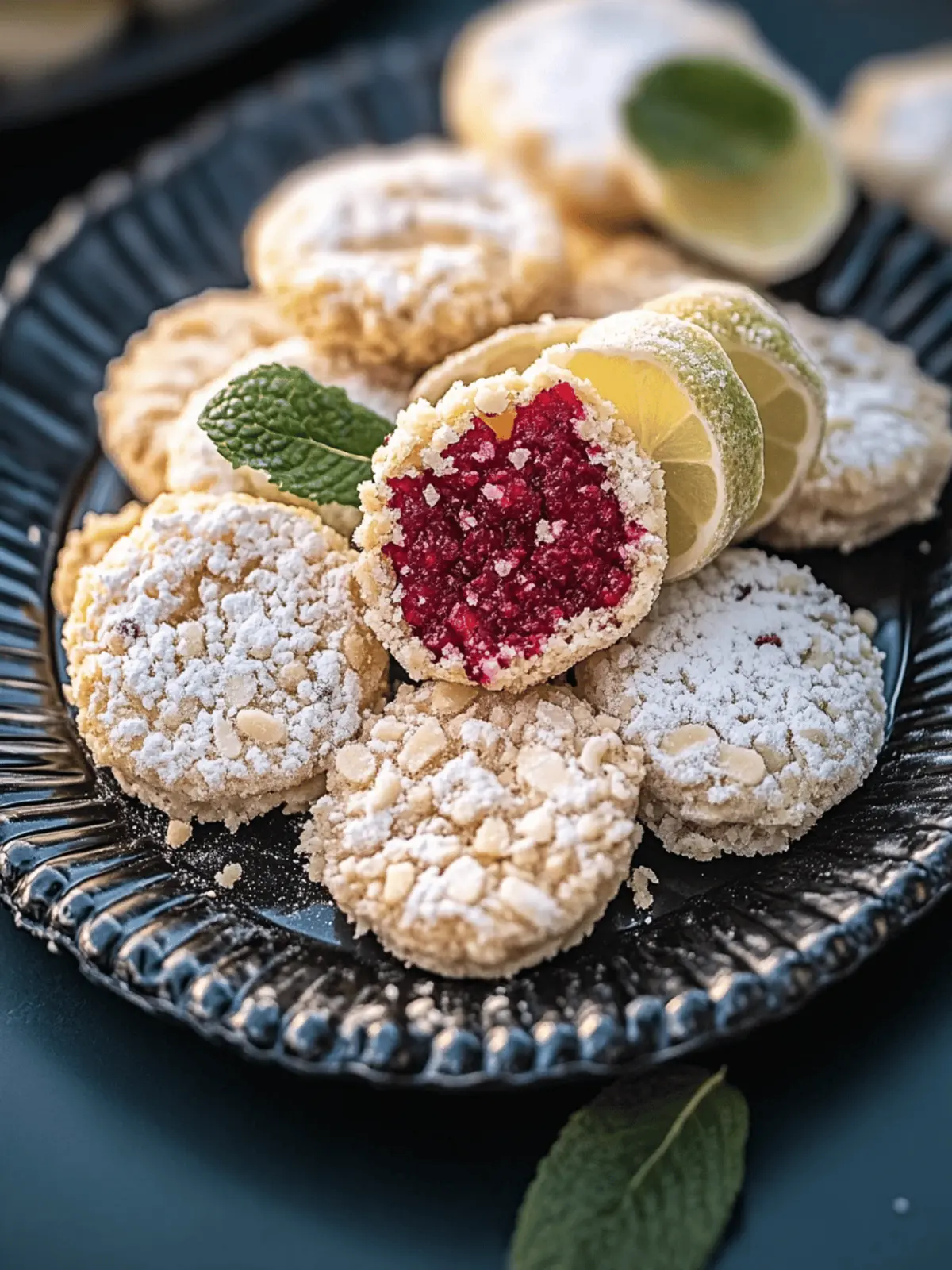 Leckere Streuselplätzchen mit Marmeladenfüllung 4 Leckere Streuselplätzchen mit Marmeladenfüllung