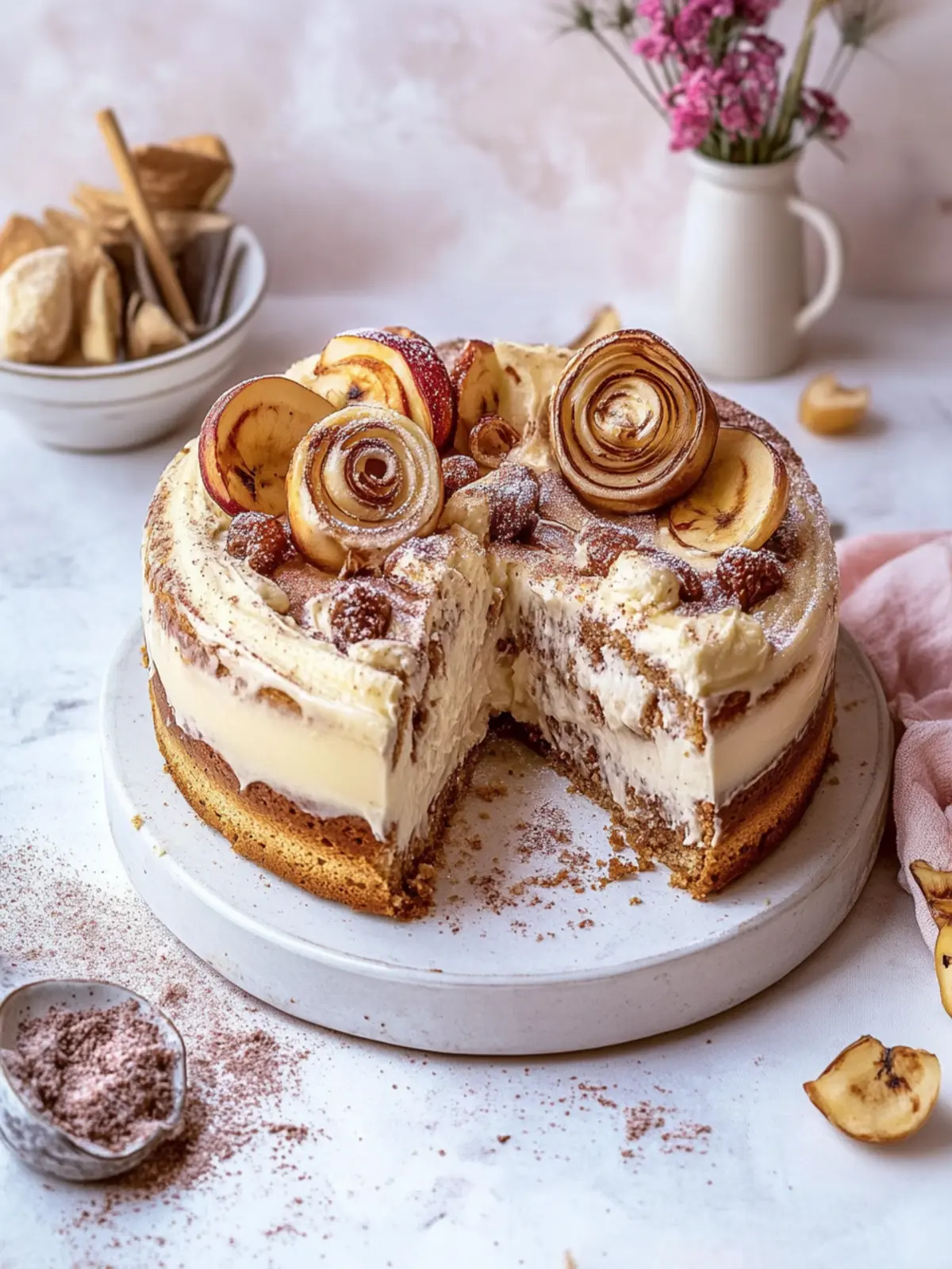 Zimtschnecken-Käsekuchen für Gemütliche Abende 5 Zimtschnecken-Käsekuchen