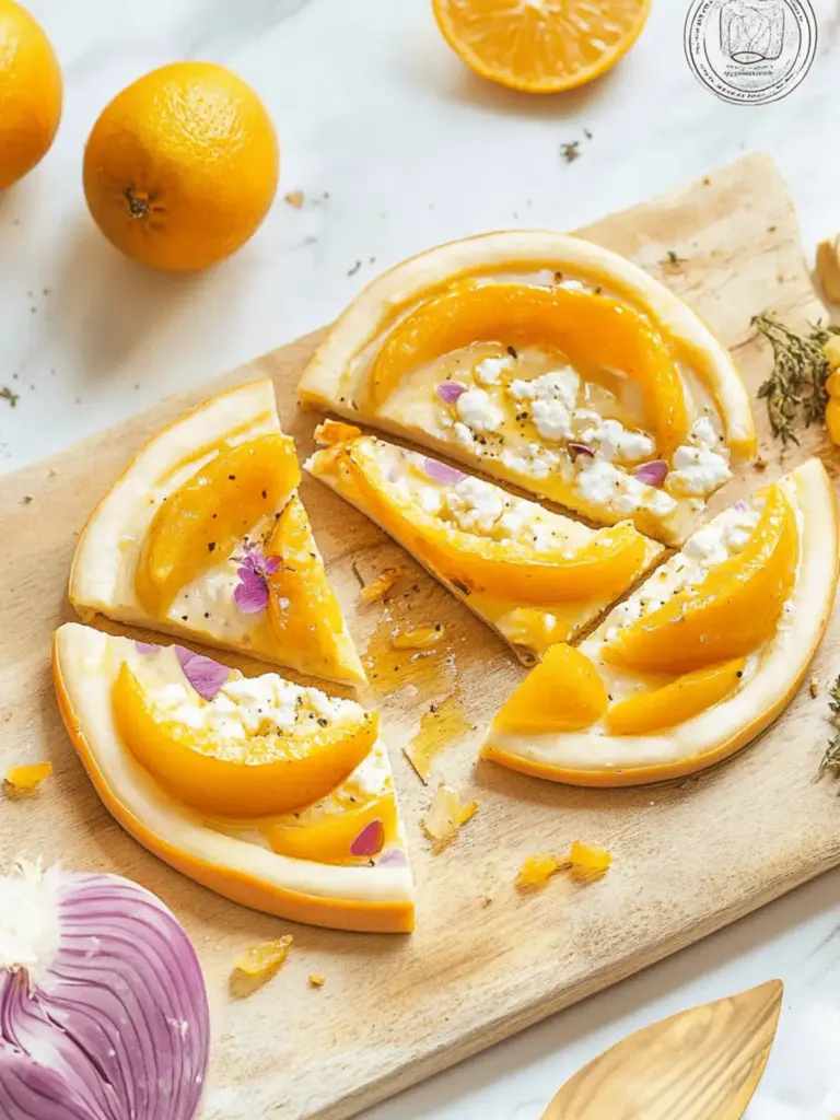 Kürbis-Flammkuchen mit Feta