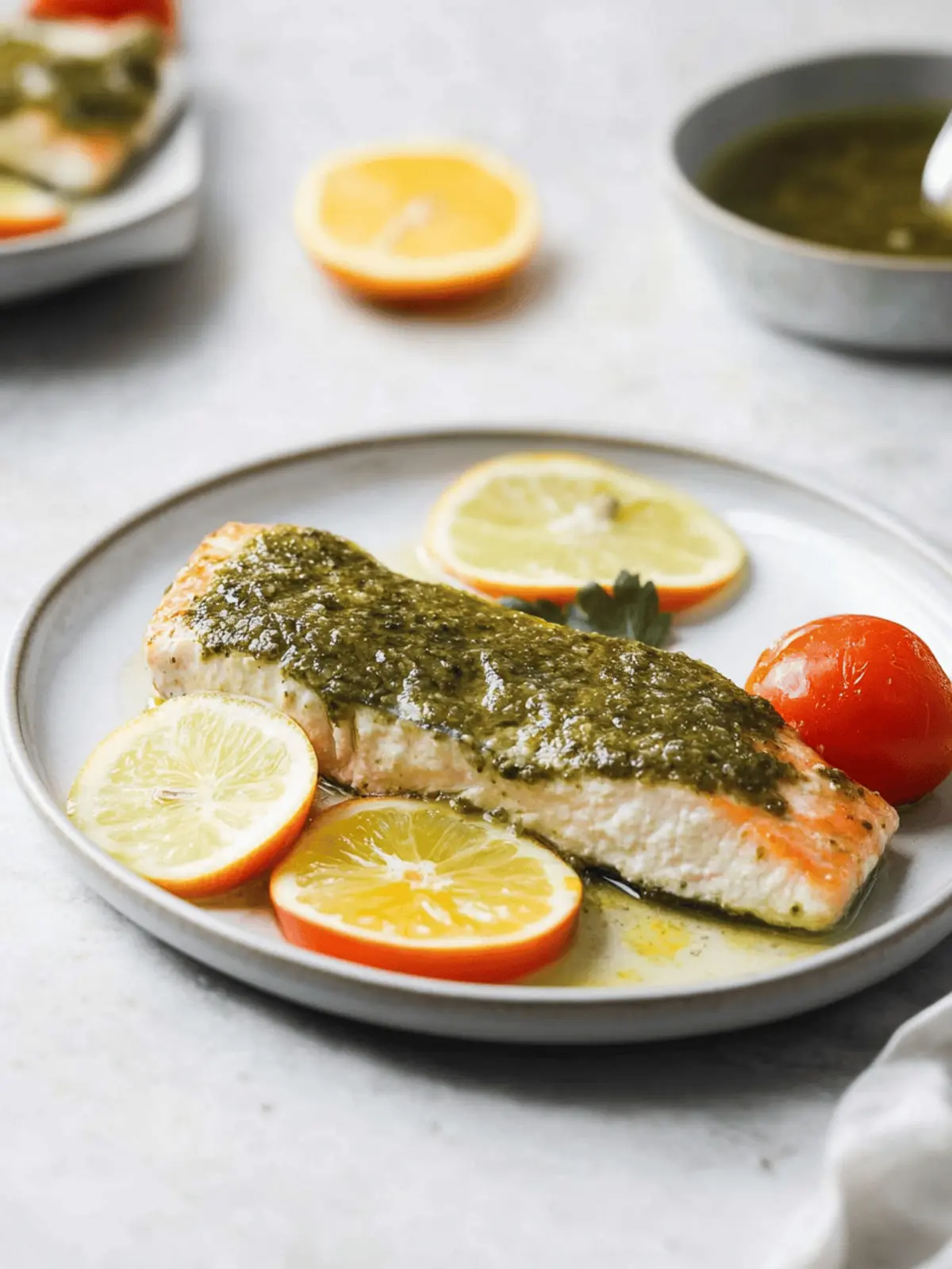 Pesto Lachs – Schnell und Gesund für Jeden Abend 4 Pesto Lachs