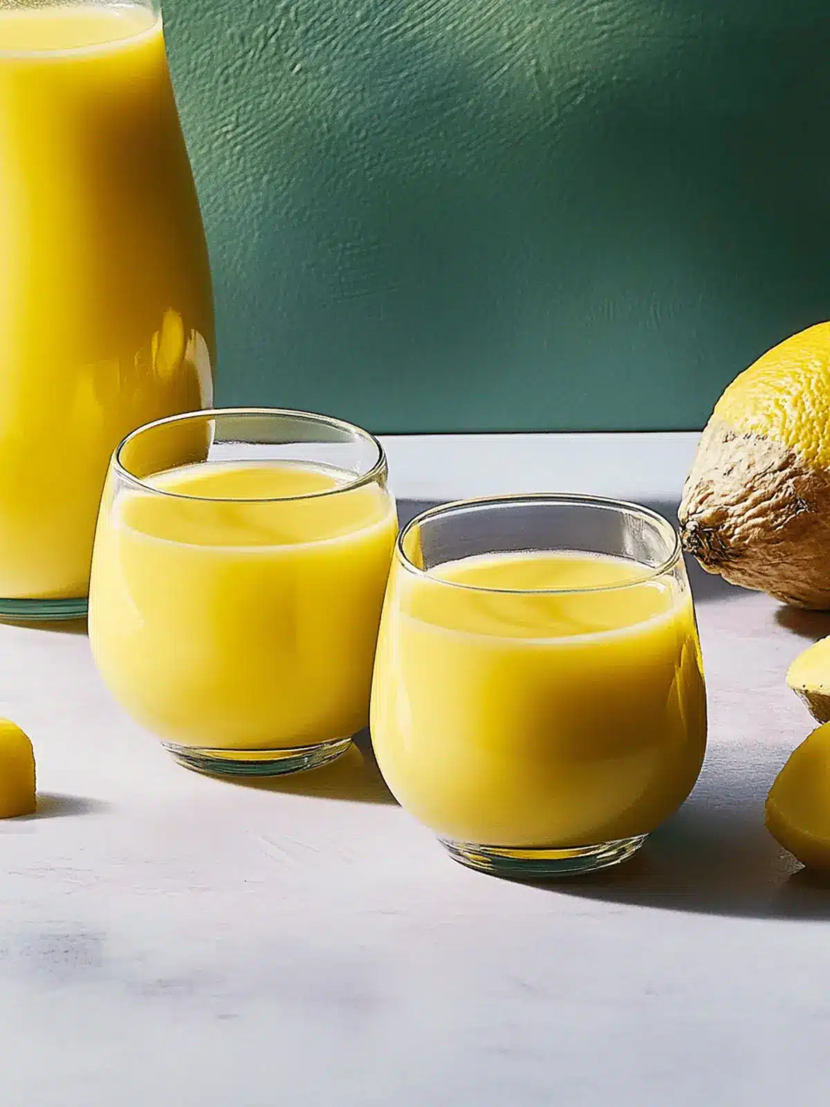 Ingwer Kurkuma Shot für ein starkes Immunsystem 4 Ingwer Kurkuma Shot