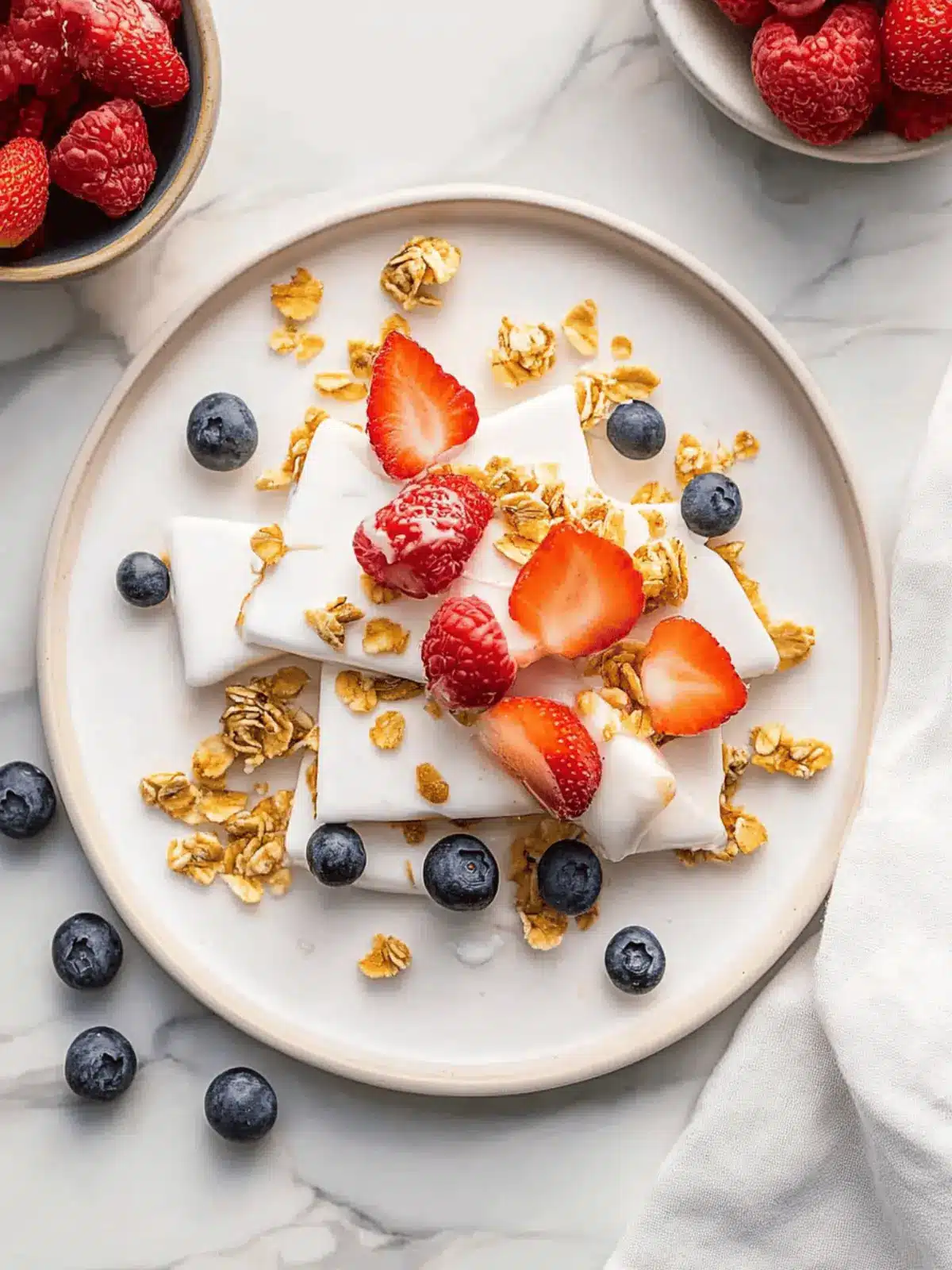 Gefrorene Joghurtbissen für heiße Sommertage 3 Gefrorene Joghurtbissen