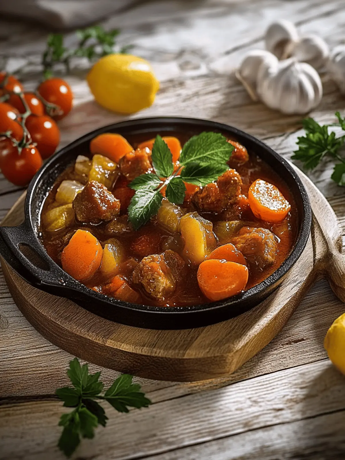 Toskanischer Rinderschmortopf mit Rotwein und Pfeffer 4 Toskanischer Rinderschmortopf mit Rotwein und Pfeffer