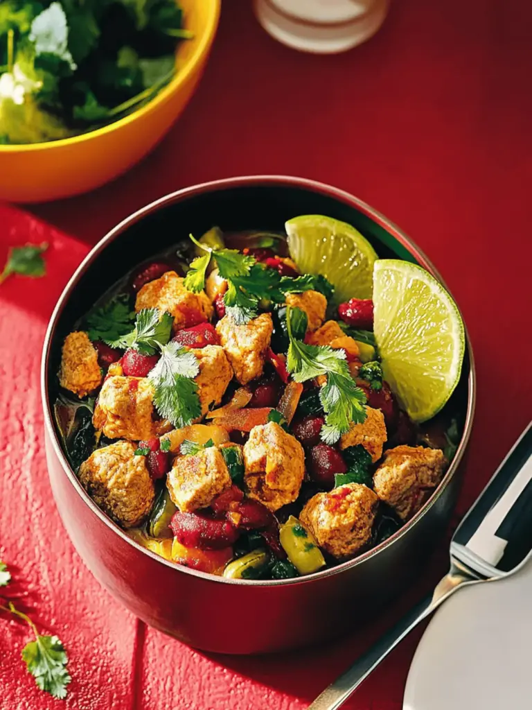 Rinderfleischeintopf mit Kidneybohnen und Kräutern