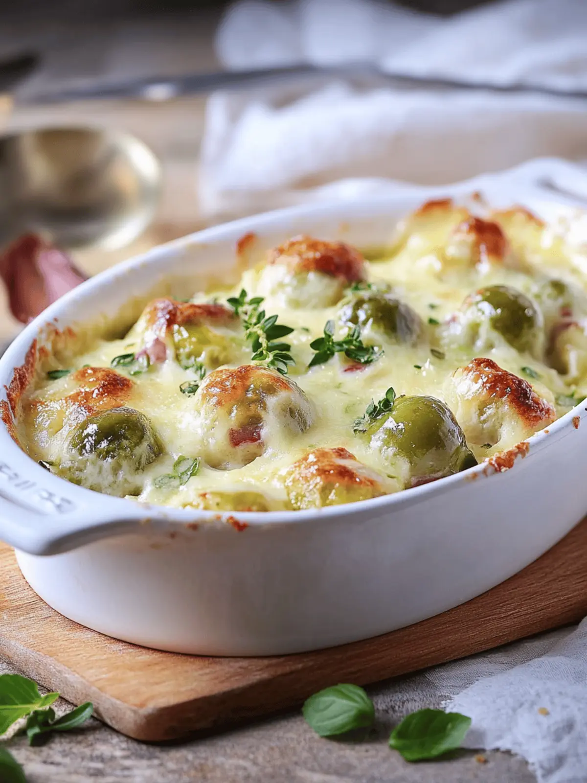 Cremiger Rosenkohl-Kartoffel-Auflauf für Wohlfühlmomente 2 Cremiger Rosenkohl-Kartoffel-Auflauf