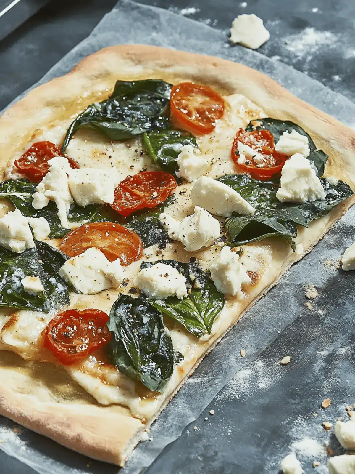 Flammkuchen mit Spinat: Schnelles Genuss-Rezept 4 Flammkuchen mit Spinat