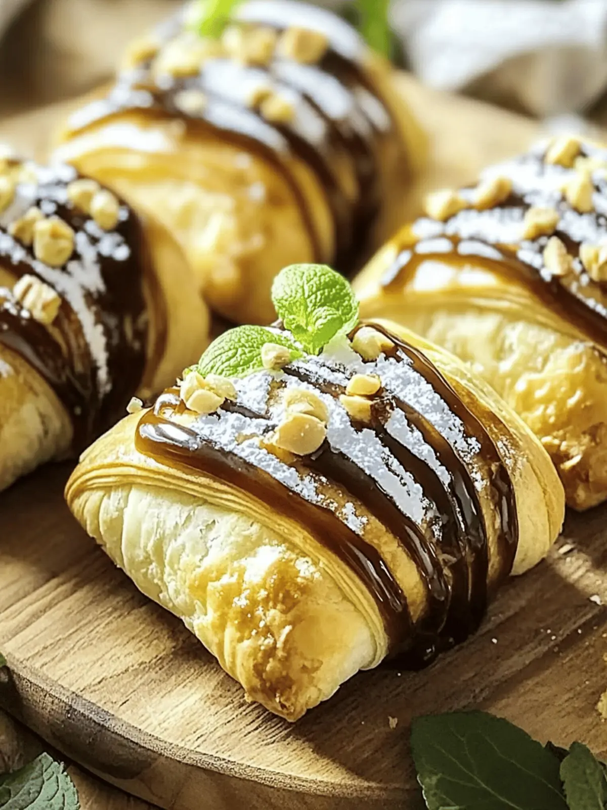 Köstliche Nutella-Rollen mit Frischkäse für jeden Tag 4 Nutella-Rollen