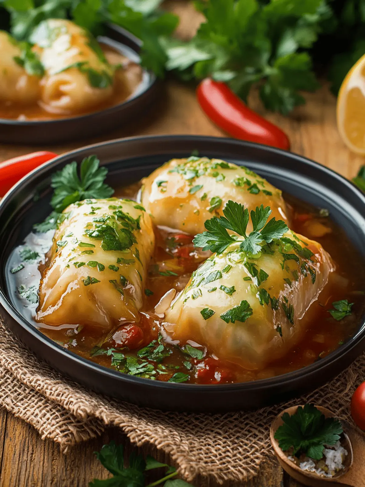 Kohlrouladen nach Omas Art: Herzhaft und Hausgemacht 4 Kohlrouladen nach Omas Art