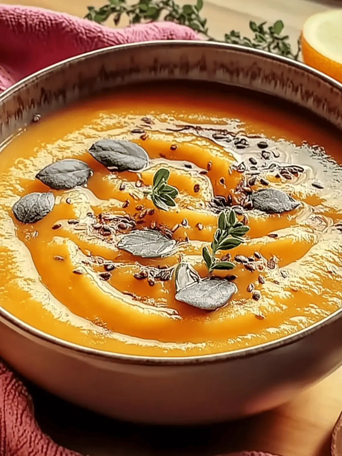 Wärmende Ernte Apfel- und Butternusskürbissuppe rezept 4 Wärmende Ernte Apfel- und Butternusskürbissuppe